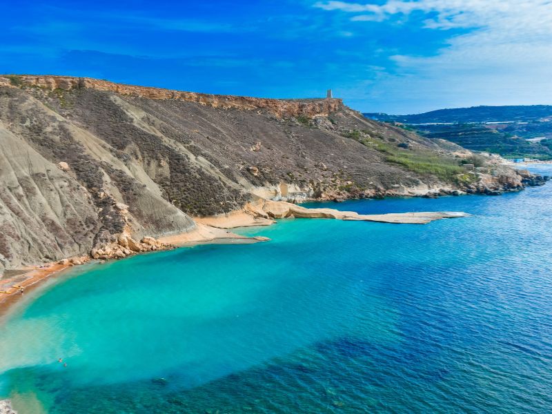 <p>promontorio, Malta</p>